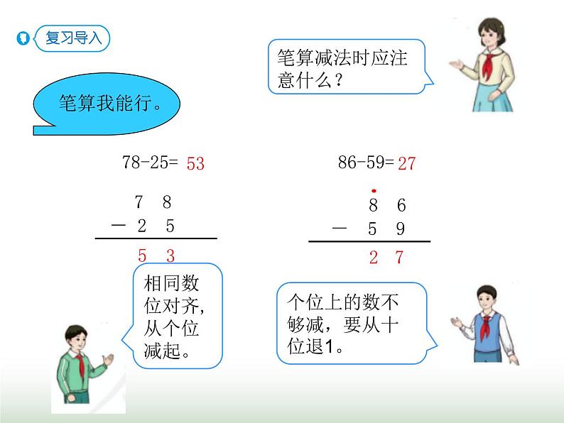 人教版三年级数学上册第四单元第四课时连续退位的三位数减法课时课件第2页