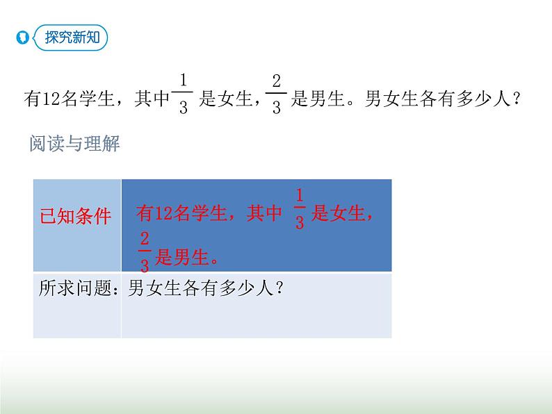 人教版三年级数学上册第八单元第七课时求一个数的几分之几的实际问题课时课件第2页