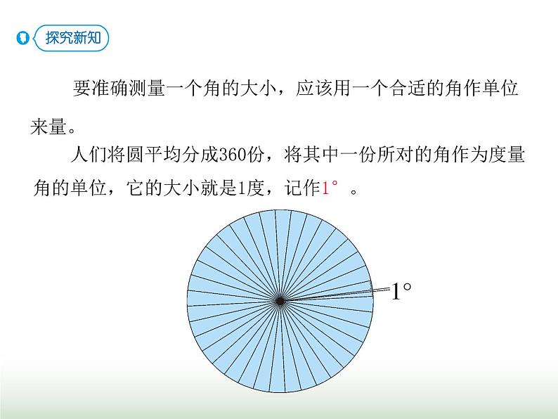 人教版四年级数学上册第三单元第二课时角的度量课件04