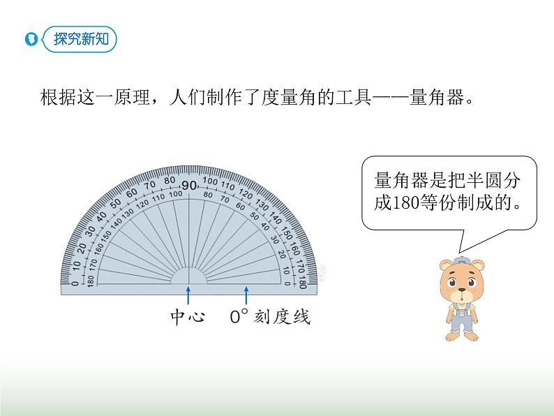 人教版四年级数学上册第三单元第二课时角的度量课件05