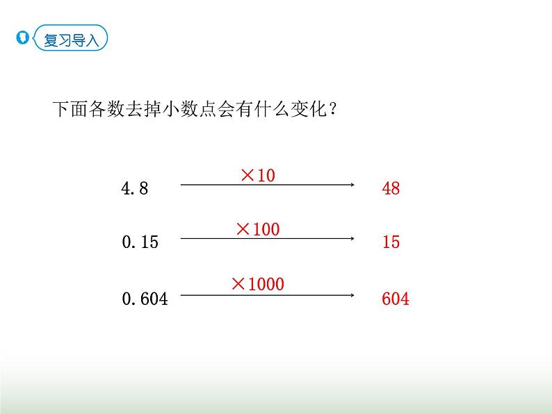 人教版五年级数学上册第1单元第1课时小数乘整数课件第2页