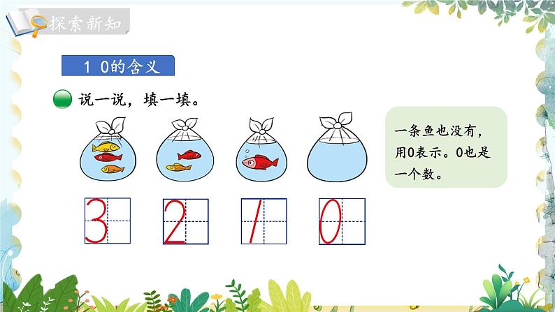 北师版（2024）数学一年级上册 第1单元 1.3 生活中的数 小猫钓鱼 PPT课件03