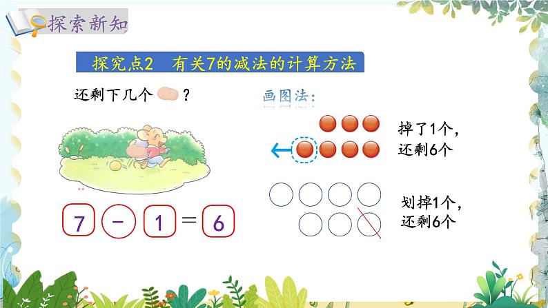 北师版（2024）数学一年级上册 第4单元 4.2 10以内数加与减 背土豆 PPT课件第6页