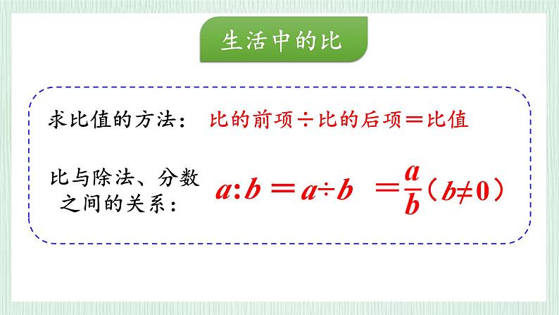 北师大版六年级数学上册总复习（2）比的认识 课件05