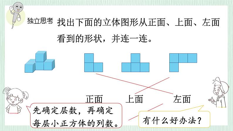 北师大版六年级数学上册总复习（5）观察物体 课件06