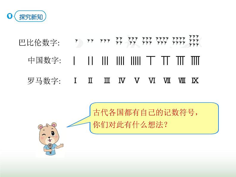 人教版四年级数学上册第一单元第七课时数的产生、十进制计数法课件第4页