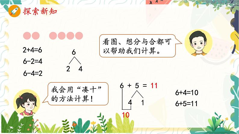 人教版（2024）数学一年级上册 第6单元 复习与关联 1. 数与运算 PPT课件第8页