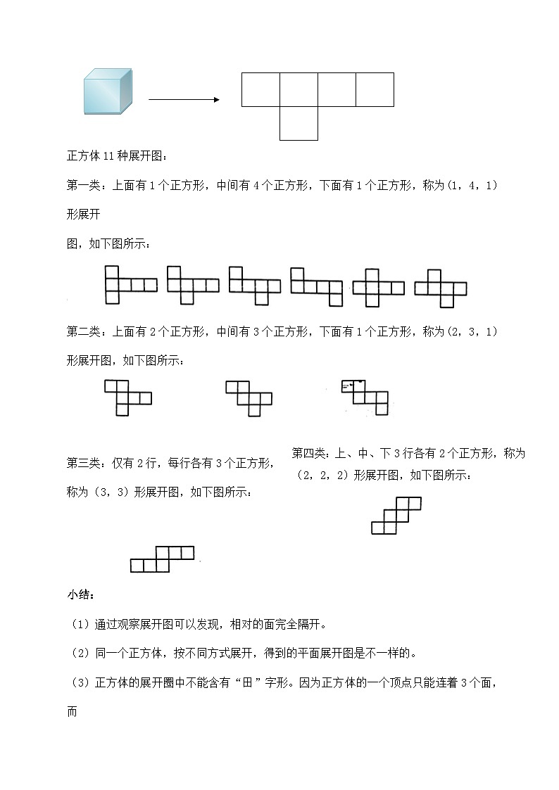 苏教版小学数学六上第一单元长方体与正方体期中复习举一反三题型总结（知识点+例题+变式题）（教师版+学生版）02