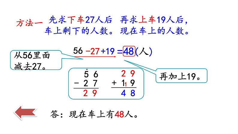 1.3 100以内数的加减混合运算（课件）-2024-2025学年北师大版二年级数学上册第8页