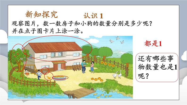 小学数学一年级上册【人教版】PPT上课课件 一 5以内数的认识和加、减法 1. 1~5的认识 第1课时 1~5的认识03