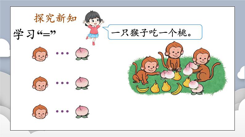 小学数学一年级上册【人教版】PPT上课课件 一 5以内数的认识和加、减法 1. 1~5的认识 第2课时 比大小05