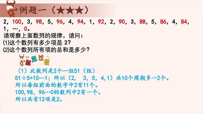 20、数列与数表-2024-2025学年度小学四年级奥数 全套教学课件PPT  陕西人民教育出版社02