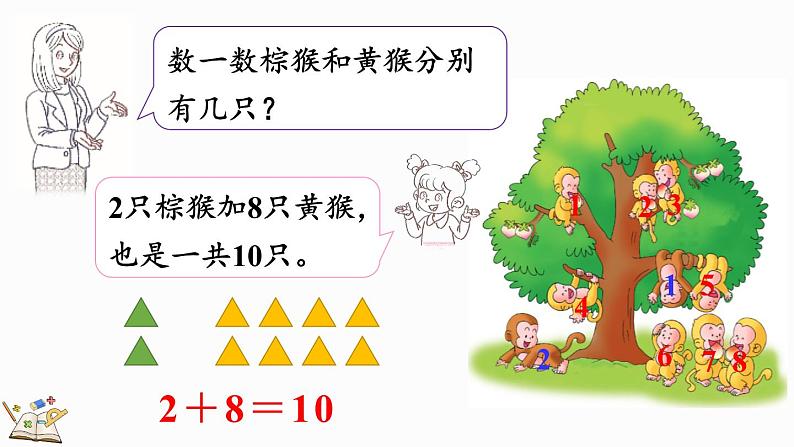 2024年冀教版新教材一年级数学上册1.4.3 10的加减法课件06