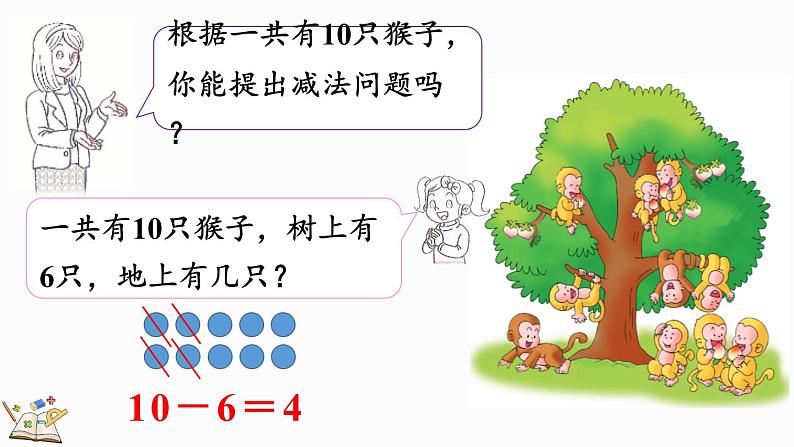 2024年冀教版新教材一年级数学上册1.4.3 10的加减法课件08