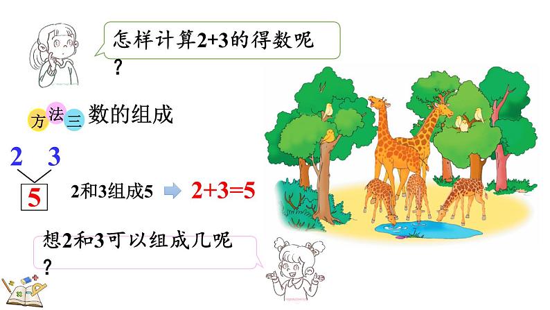 2024年冀教版新教材一年级数学上册1.2.2 5以内的加法课件06