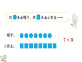 2024年冀教版新教材一年级数学上册1.1.5 多些、少些、同样多课件