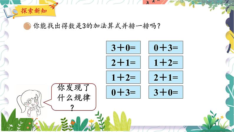 北师版（2024）数学一年级上册 第4单元 8 做个加法表 PPT课件04