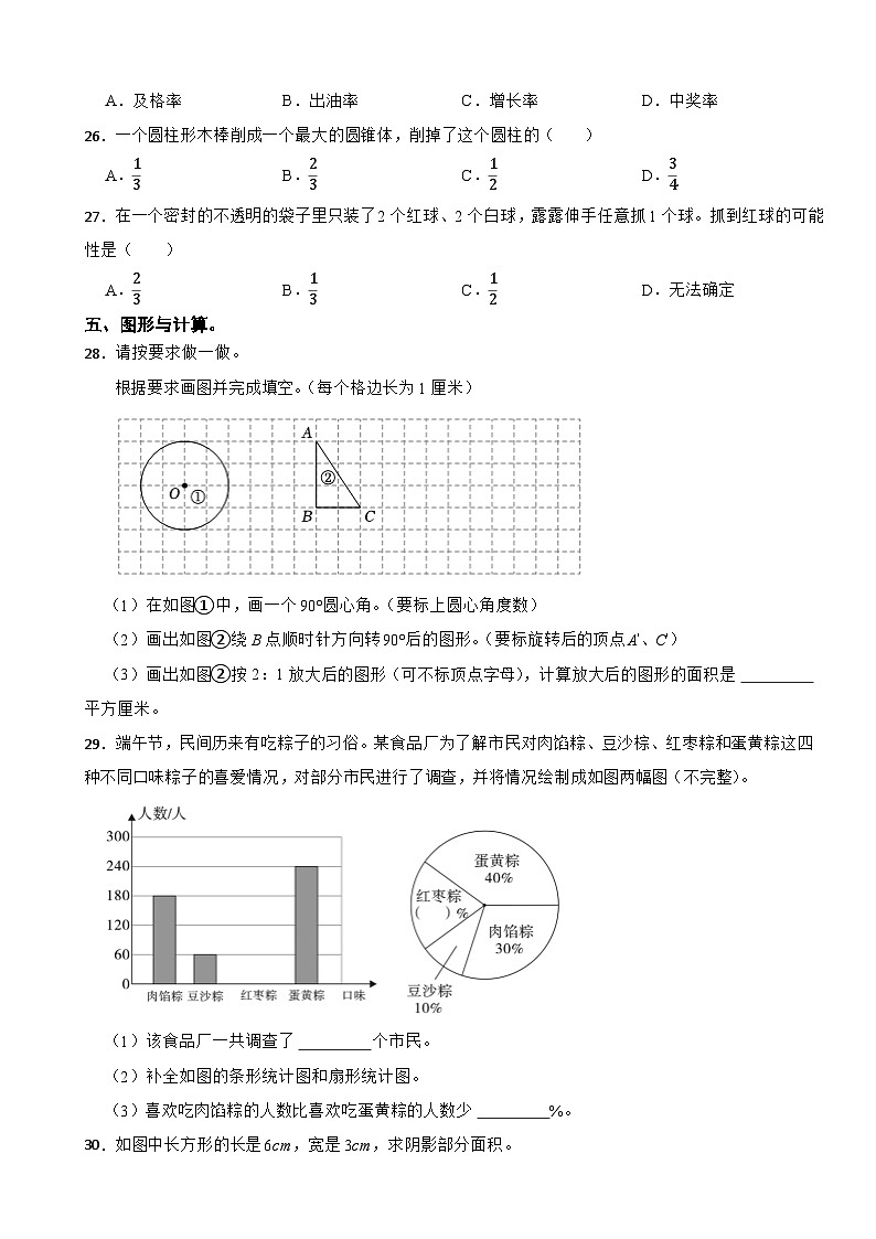 广东省汕头市澄海区2024年数学小升初试卷第3页