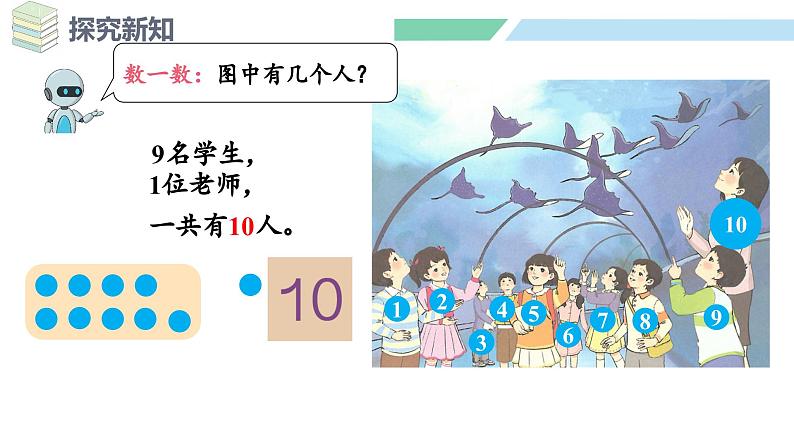 人教2024版数学一年级上册--2.3 10的认识和加、减法 第1课时 10的认识（课件）第5页