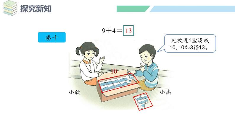 人教2024版数学一年级上册--5.1 9加几（课件）第8页