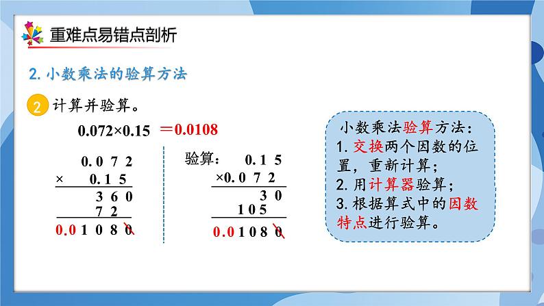 人教版小学数学五年级上册第1单元《小数乘法》单元复习课件06