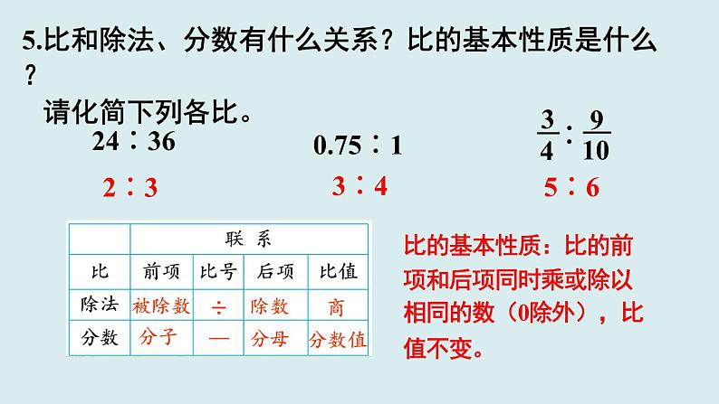 人教版六年级数学上册第四单元《比》练习十二课件第6页