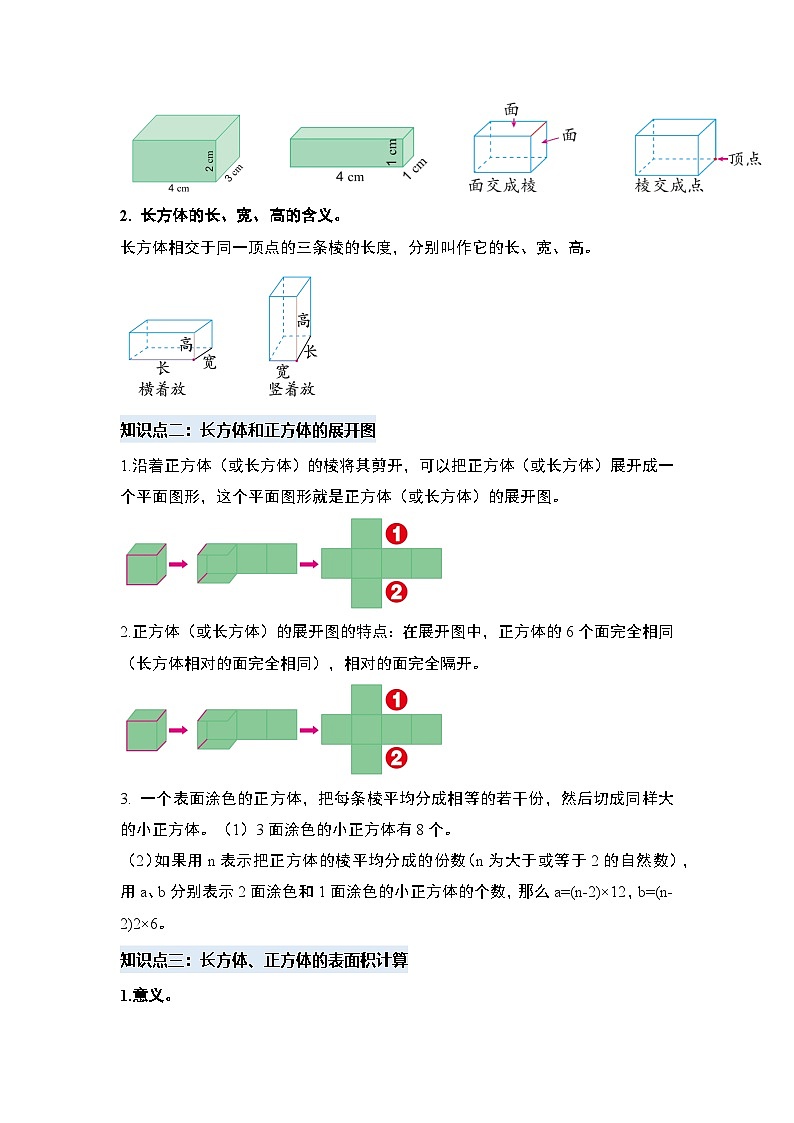 苏教版2024-2025学年六年级数学上册夯实提炼第一单元长方体和正方体·单元复习篇【四大篇章】(原卷版+解析)02