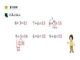 小学数学新西师版一年级上册第五单元20以内的进位加法《进位加法》第6课时教学课件（2024秋）