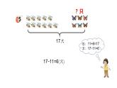 小学数学新西师版一年级上册第四单元10~20的认识《不进位加法和不退位减法》第3课时教学课件（2024秋）