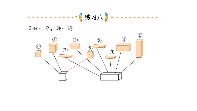 小学数学新西师版一年级上册第三单元《认识立体图形》第2课时教学课件（2024秋）07