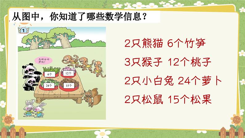 青岛版数学二年级上册 第5单元 森林里的故事---除法的初步认识课件第2页