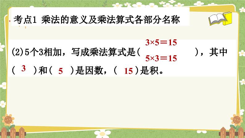 青岛版数学二年级上册 第8单元  过年---总复习课件第3页