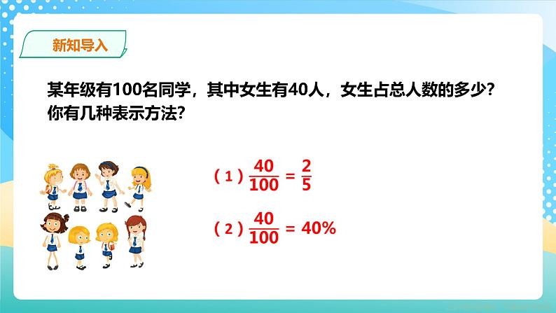 冀教版小学数学六年级上册课件3.1.2《百分数与分数的互化》第2页