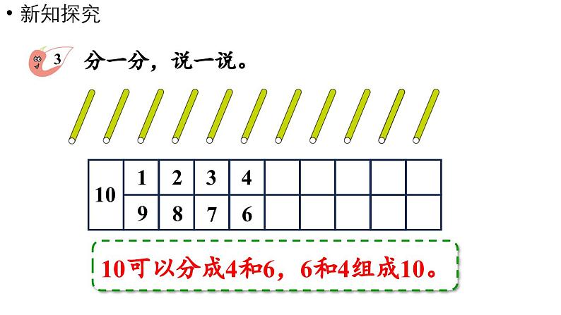 小学数学新西师版一年级上册第四单元10~20的认识第2课时《10的认识和加减法（2）》教学课件（2024秋）第8页