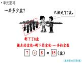 小学数学新西师版一年级上册第五单元20以内的进位加法第7课时《整理与复习（二）》教学课件（2024秋）