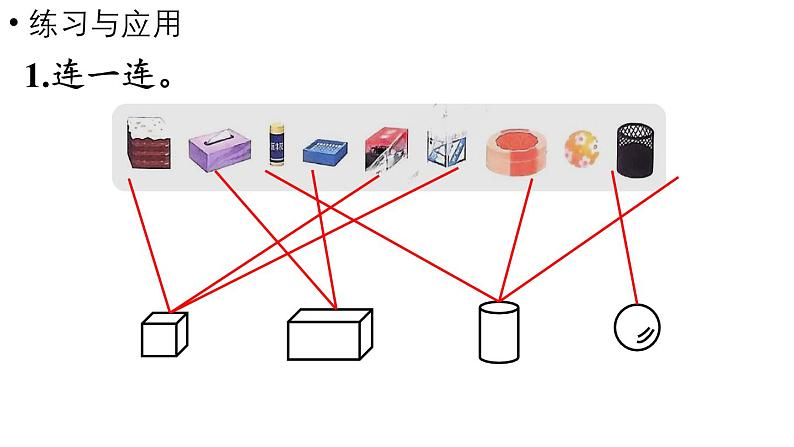小学数学新苏教版一年级上册第六单元期末复习第3课时《图形的认识》教学课件（2024秋）04