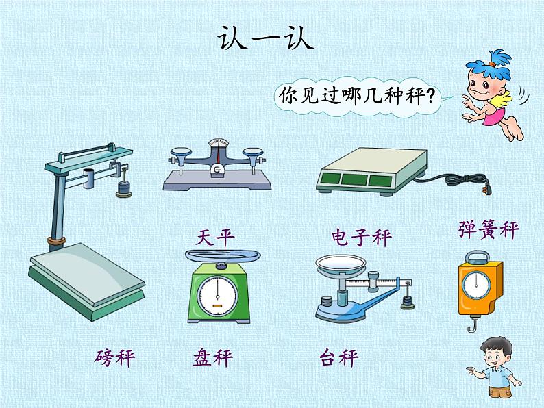 青岛版（六三制）数学三年级上册 一 动物趣闻——克、千克、吨的认识 复习(1)课件第3页