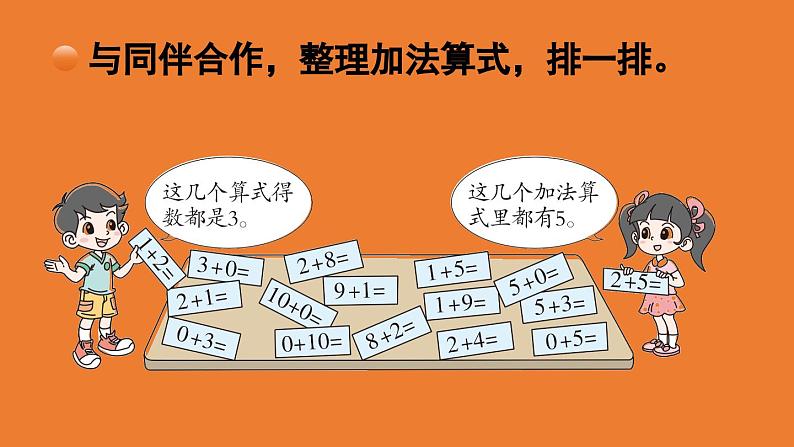 小学数学新北师大版一年级上册第四单元10以内数加与减第8课时《做个加法表》教学课件（2024秋）2第6页