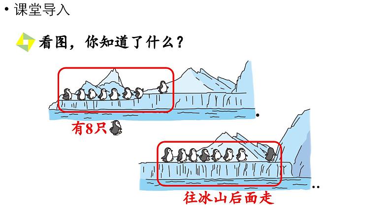 小学数学新北师大版一年级上册第四单元10以内数加与减第7课时《可爱的企鹅》教学课件（2024秋）204