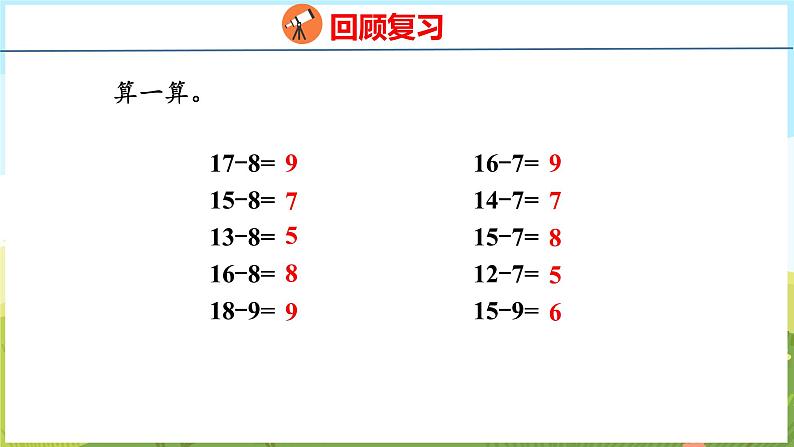 5.6 十几减6、5、4、3、2（课件）-2024-2025学年一年级上册数学青岛版（五四学制2024）03