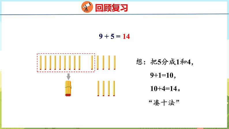 五 小小运动会——20以内的加法 回顾整理（课件）-2024-2025学年一年级上册数学青岛版（五四学制2024）04