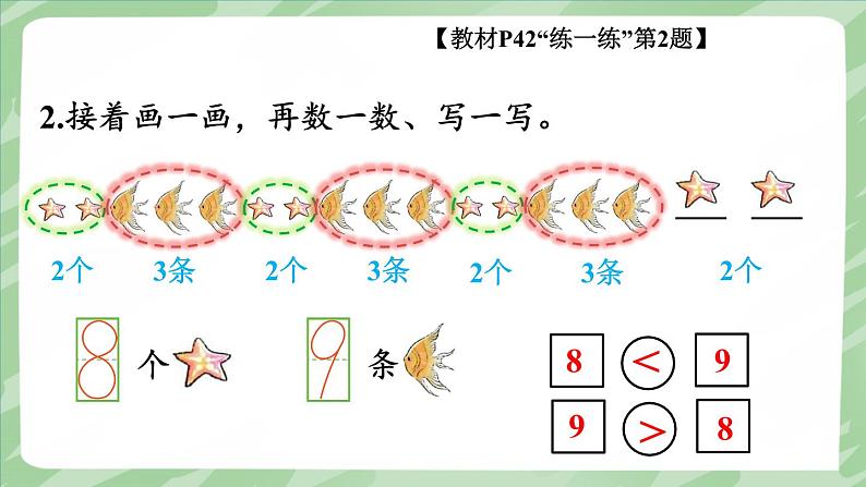 人教版（2024）数学一年级上册 第2单元 2.1 第5课时 练一练 PPT课件+教案05