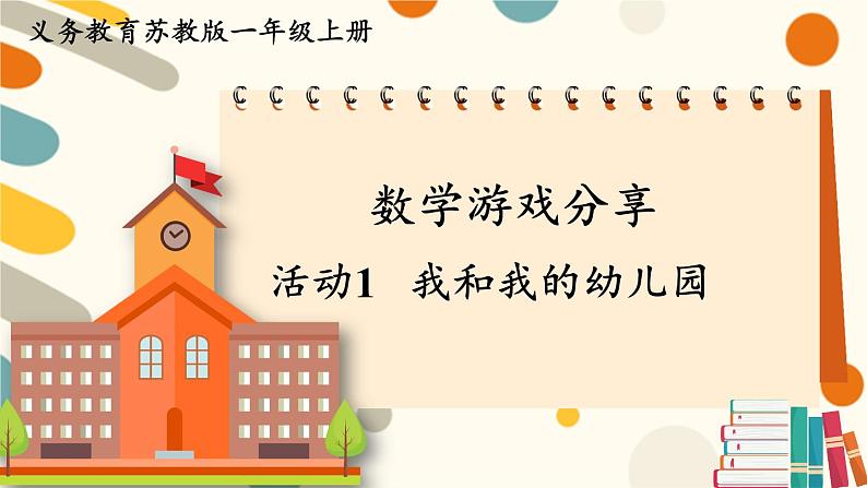 苏教版（2024)数学一年级上册 数学游戏分享 活动1  我和我的幼儿园 PPT课件第1页