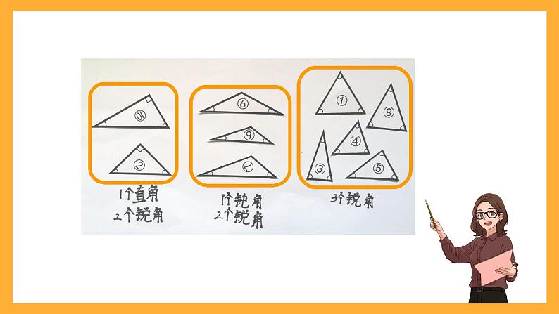 北京版数学五上《三角形的分类》课件第8页