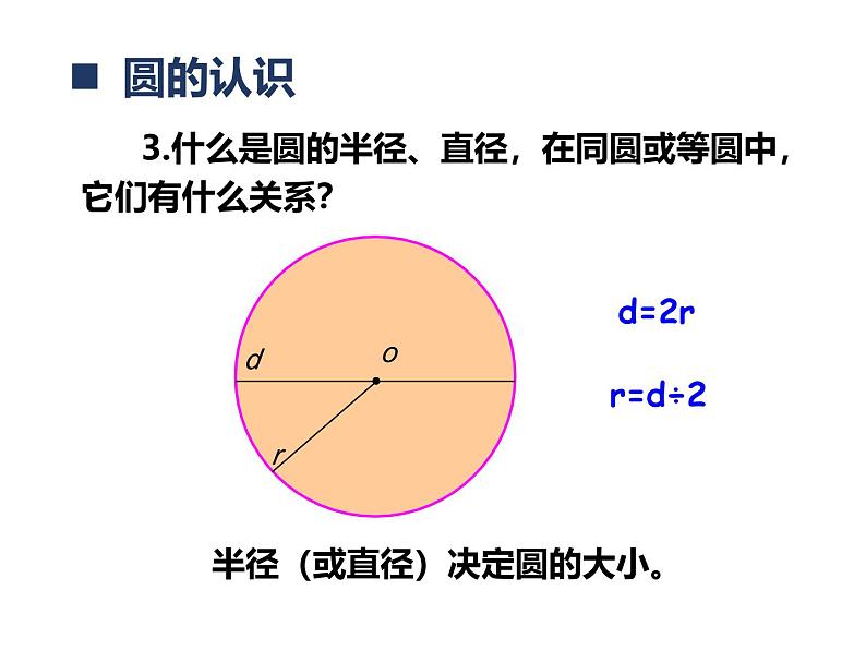 西师版六年级上册第二单元《圆的整理与复 习》(第一课时)PPT第4页