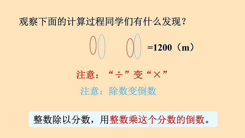 西师版小学数学六年级上册第三单元分数除法《一个数除以分数》课件第8页