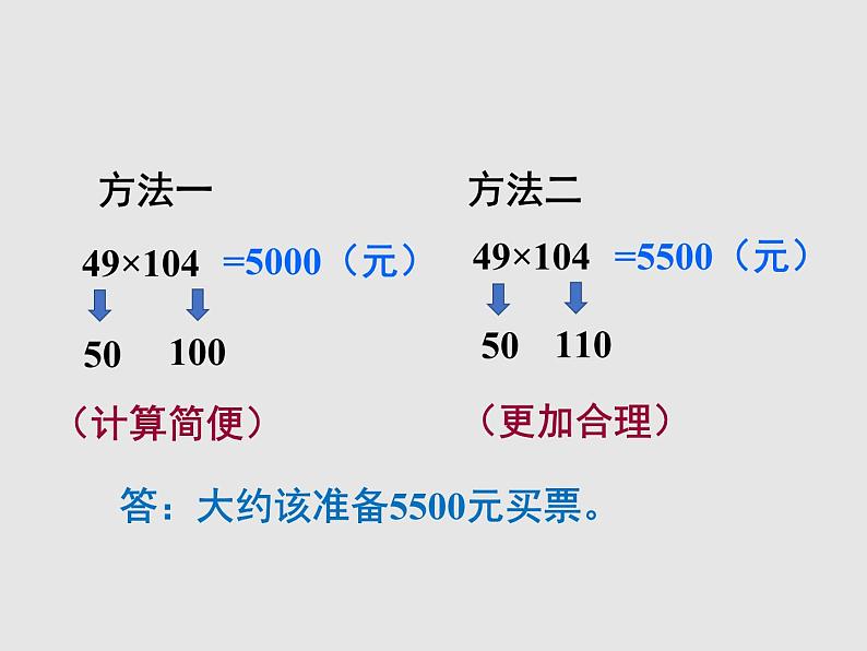 小学数学西师版四年级上册第四单元第1课时《三位数乘两位数的乘法(口算 估算)》教学课件第7页