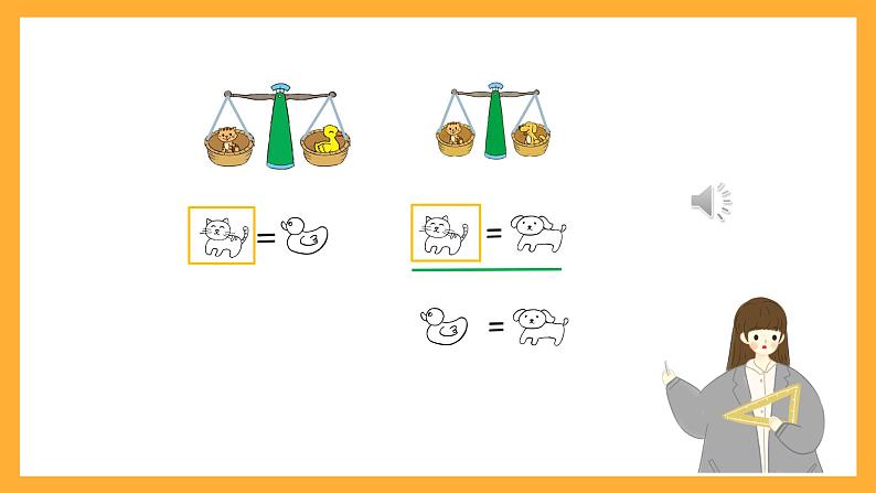 北京版数学三上《数学百花园—等量代换》课件第6页