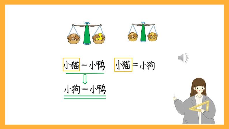 北京版数学三上《数学百花园—等量代换》课件第8页