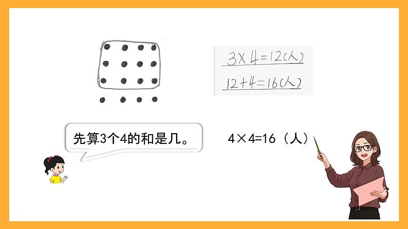 北京版数学二上《4的乘法口诀》课件第8页